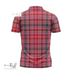 ScotsTee Shop Scottish Udny Clan Tartan Zipper Polo Shirt