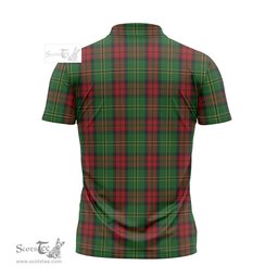 ScotsTee Shop Scottish Blackstock Hunting Clan Tartan Zipper Polo Shirt