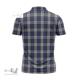 ScotsTee Shop Scottish Baird Dress Clan Tartan Zipper Polo Shirt