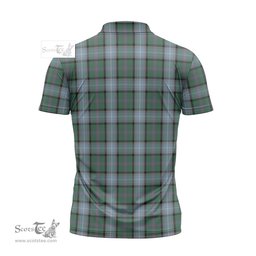 ScotsTee Shop Scottish Alexander of Menstry Hunting Clan Tartan Zipper Polo Shirt