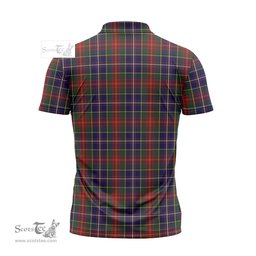 ScotsTee Shop Scottish Crozier Clan Tartan Zipper Polo Shirt