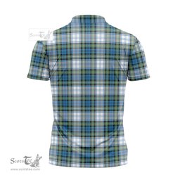 ScotsTee Shop Scottish Campbell Dress Ancient Clan Tartan Zipper Polo Shirt