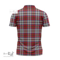 ScotsTee Shop Scottish MacCulloch Dress Clan Tartan Zipper Polo Shirt