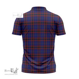 ScotsTee Shop Scottish Home Modern Clan Tartan Zipper Polo Shirt