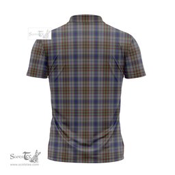 ScotsTee Shop Scottish Gayre Hunting Clan Tartan Zipper Polo Shirt