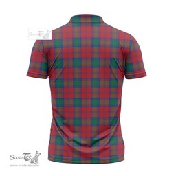 ScotsTee Shop Scottish Lindsay Modern Clan Tartan Zipper Polo Shirt
