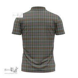 ScotsTee Shop Scottish Howell of Wales Clan Tartan Zipper Polo Shirt
