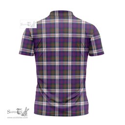 ScotsTee Shop Scottish MacDonald Dress Modern Clan Tartan Zipper Polo Shirt