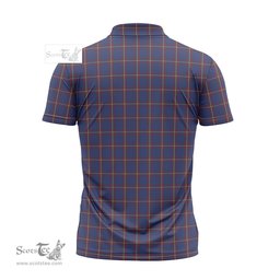 ScotsTee Shop Scottish MacLaine of Lochbuie Clan Tartan Zipper Polo Shirt