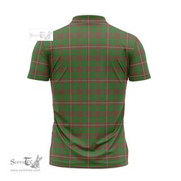 ScotsTee Shop Scottish MacKinnon Hunting Modern Clan Tartan Zipper Polo Shirt