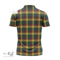 ScotsTee Shop Scottish MacMillan Old Modern Clan Tartan Zipper Polo Shirt