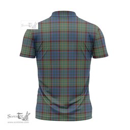 ScotsTee Shop Scottish Nicolson Hunting Ancient Clan Tartan Zipper Polo Shirt