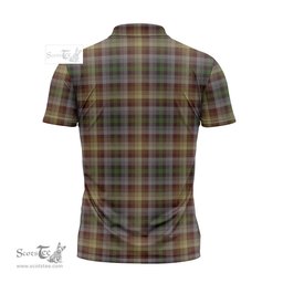 ScotsTee Shop Scottish MacKay of Strathnaver Clan Tartan Zipper Polo Shirt