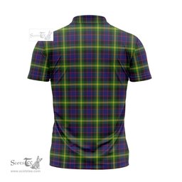 ScotsTee Shop Scottish Watson Modern Clan Tartan Zipper Polo Shirt