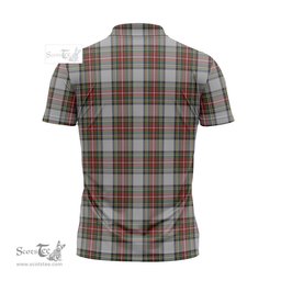 ScotsTee Shop Scottish Stewart Dress Clan Tartan Zipper Polo Shirt