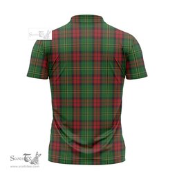 ScotsTee Shop Scottish Blackstock Hunting Clan Crest Tartan Zipper Polo Shirt