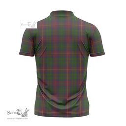 ScotsTee Shop Scottish Cairns Clan Crest Tartan Zipper Polo Shirt