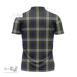 ScotsTee Shop Scottish Blair Dress Clan Crest Tartan Zipper Polo Shirt