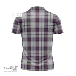 ScotsTee Shop Scottish Alexander of Menstry Dress Clan Crest Tartan Zipper Polo Shirt