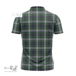 ScotsTee Shop Scottish MacKenzie Dress Clan Crest Tartan Zipper Polo Shirt