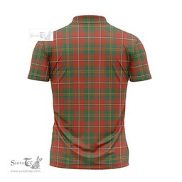 ScotsTee Shop Scottish Hay Ancient Clan Crest Tartan Zipper Polo Shirt