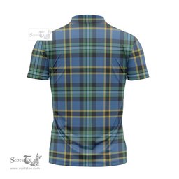 ScotsTee Shop Scottish Hope Ancient Clan Crest Tartan Zipper Polo Shirt