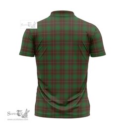 ScotsTee Shop Scottish MacFie Hunting Clan Crest Tartan Zipper Polo Shirt