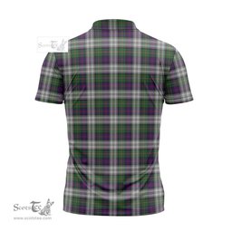 ScotsTee Shop Scottish MacCallum Dress Clan Crest Tartan Zipper Polo Shirt