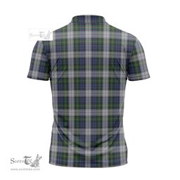 ScotsTee Shop Scottish Gordon Dress Clan Crest Tartan Zipper Polo Shirt