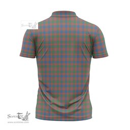 ScotsTee Shop Scottish MacIntyre Ancient Clan Crest Tartan Zipper Polo Shirt