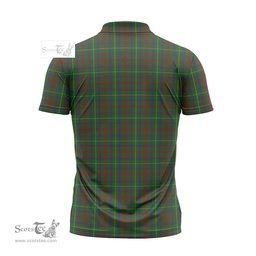 ScotsTee Shop Scottish MacKintosh Hunting Clan Crest Tartan Zipper Polo Shirt