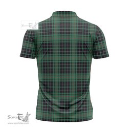 ScotsTee Shop Scottish MacAulay Hunting Ancient Clan Crest Tartan Zipper Polo Shirt