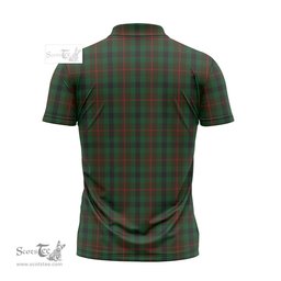 ScotsTee Shop Scottish Tennant Clan Crest Tartan Zipper Polo Shirt