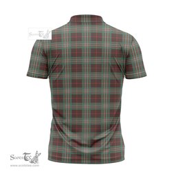 ScotsTee Shop Scottish Scott Brown Ancient Clan Crest Tartan Zipper Polo Shirt