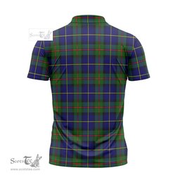 ScotsTee Shop Scottish MacLeod of Harris Modern Clan Crest Tartan Zipper Polo Shirt