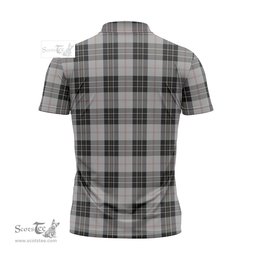 ScotsTee Shop Scottish MacPherson Dress Clan Crest Tartan Zipper Polo Shirt