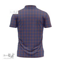ScotsTee Shop Scottish MacLaine of Lochbuie Clan Crest Tartan Zipper Polo Shirt