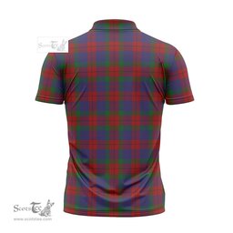 ScotsTee Shop Scottish Skene of Cromar Clan Crest Tartan Zipper Polo Shirt