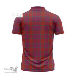 ScotsTee Shop Scottish MacNab Old Clan Crest Tartan Zipper Polo Shirt
