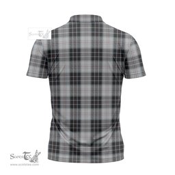 ScotsTee Shop Scottish MacRae Dress Clan Crest Tartan Zipper Polo Shirt