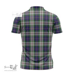 ScotsTee Shop Scottish MacLeod Of Californian Clan Crest Tartan Zipper Polo Shirt