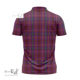 ScotsTee Shop Scottish McCall (Caithness) Clan Crest Tartan Zipper Polo Shirt