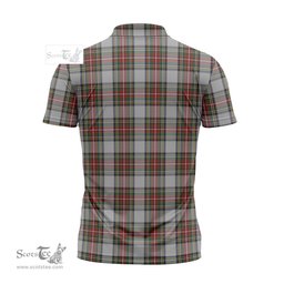 ScotsTee Shop Scottish Stewart Dress Clan Crest Tartan Zipper Polo Shirt