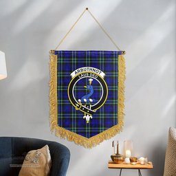 ScotsTee Shop Scottish Arbuthnot Modern Clan Crest Tartan Gonfalon Scottish Wall Hanging Banner