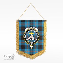 ScotsTee Shop Scottish Garden Clan Crest Tartan Gonfalon Scottish Wall Hanging Banner