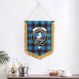 ScotsTee Shop Scottish Home Ancient Clan Crest Tartan Gonfalon Scottish Wall Hanging Banner