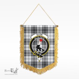 ScotsTee Shop Scottish Glen Clan Crest Tartan Gonfalon Scottish Wall Hanging Banner