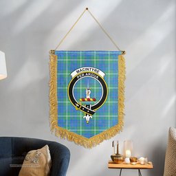 ScotsTee Shop Scottish MacIntyre Hunting Ancient Clan Crest Tartan Gonfalon Scottish Wall Hanging Banner