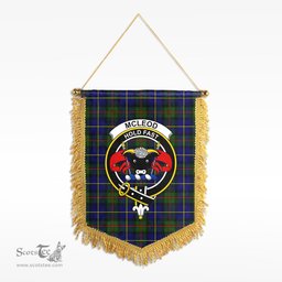 ScotsTee Shop Scottish McLeod of Harris Modern Clan Crest Tartan Gonfalon Scottish Wall Hanging Banner