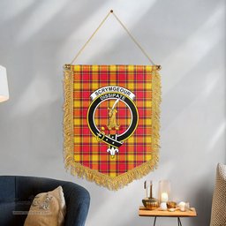 ScotsTee Shop Scottish Scrymgeour Clan Crest Tartan Gonfalon Scottish Wall Hanging Banner